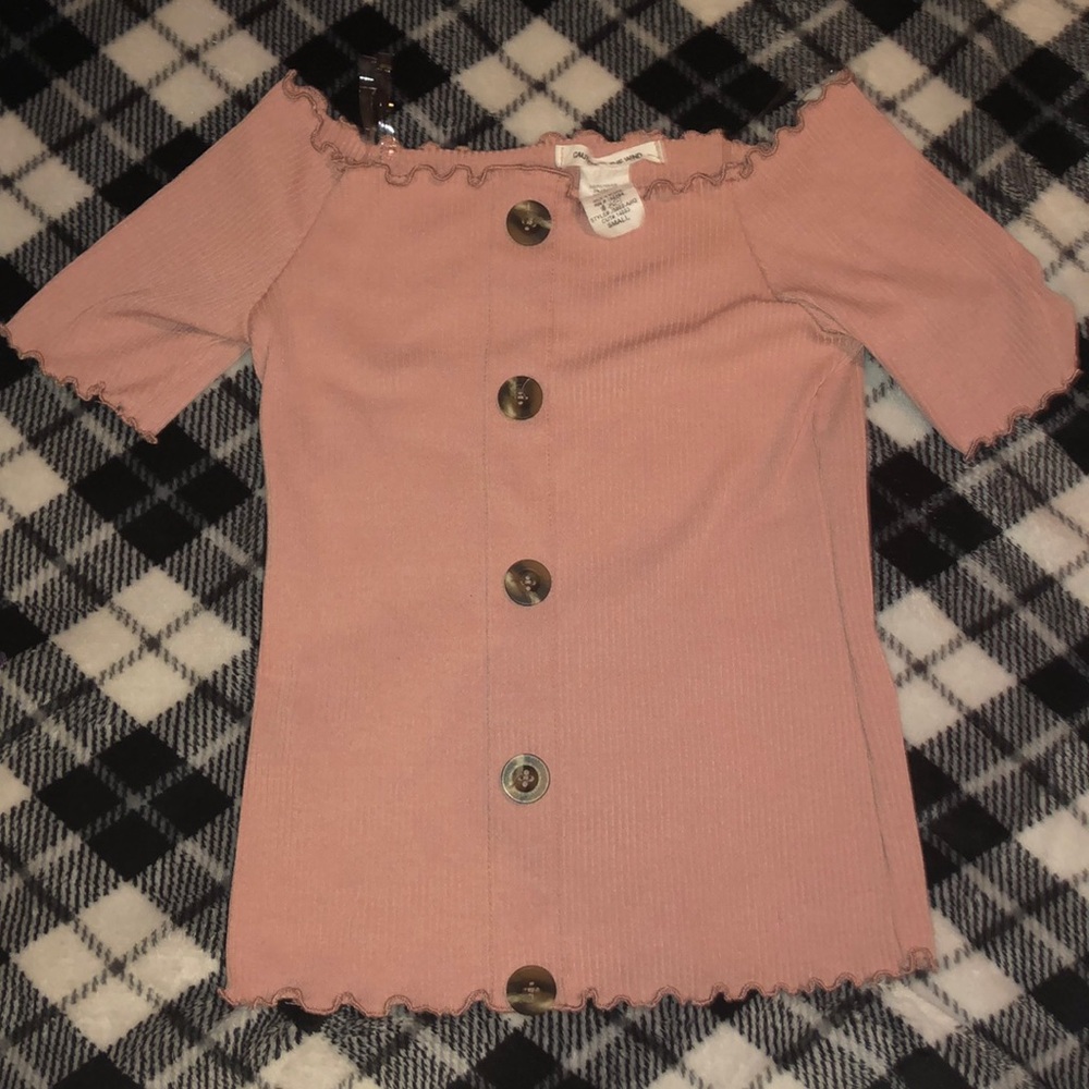 very cute stylish button top